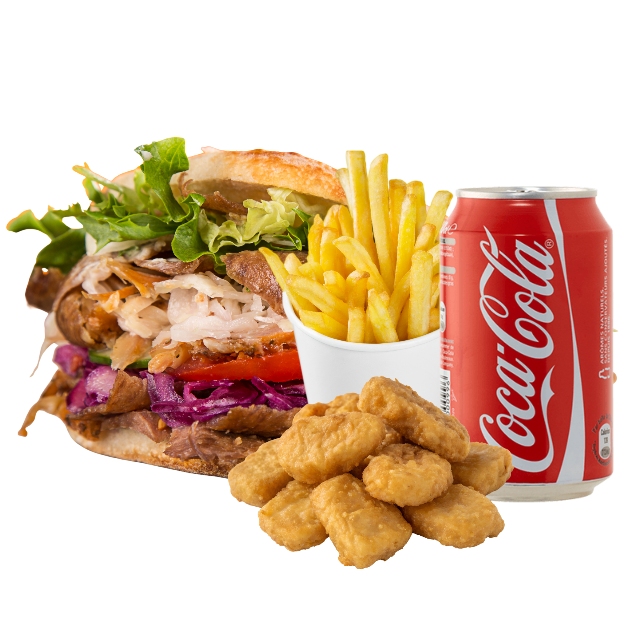 1 Kebab + Nuggets o croquetas